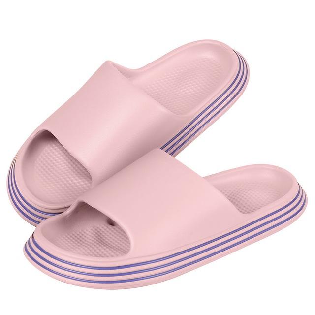 Eva Loch Leckende Hausschuhe Damen Badezimmerschuhe Pantoletten Anti-Rutsch Sommer Indoor Zuhause Hausschuhe Haushalt Badesandalen Herren 40-41 von Joom DACH