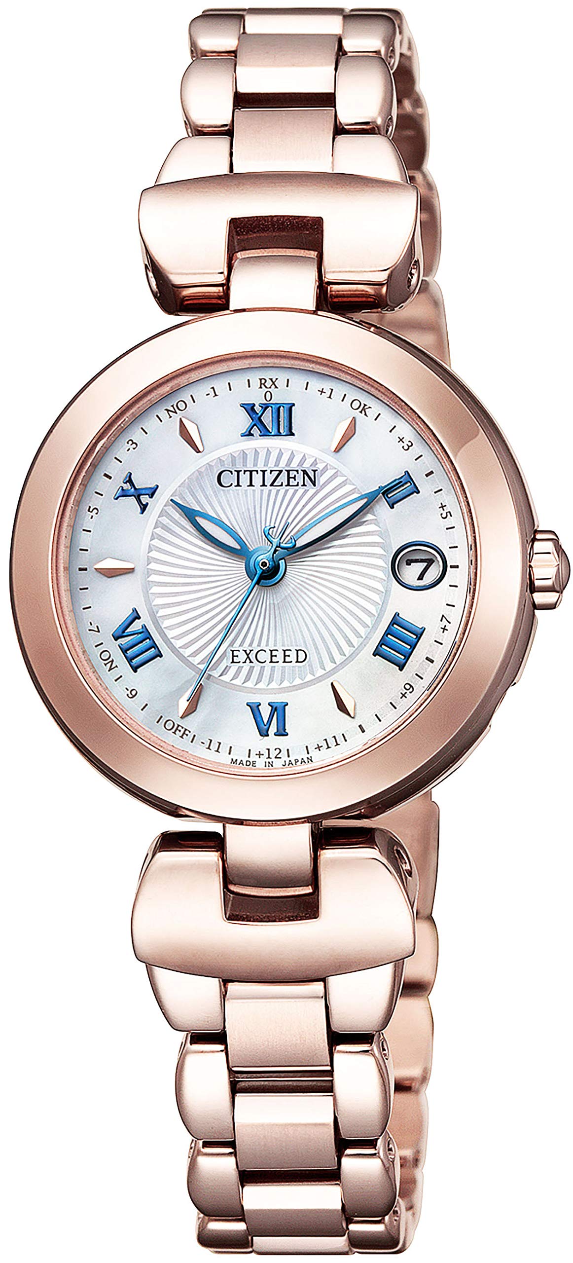 Exceed Uhr Titania Line Happy Flight Serie Uhr [Citizen] ES9424-57A Eco-Drive Funkuhr Damen von Joom DACH