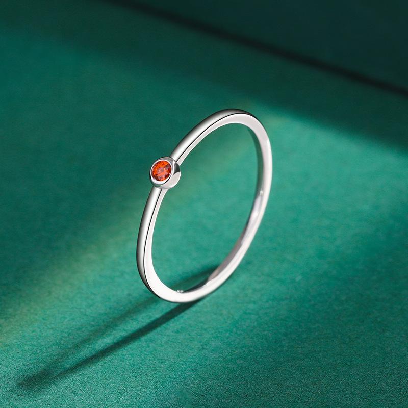 Exquisite Mode S925 Sterling Silber Ringe für Frauen Echt CZ Finger Engagement Braut Ringe Party Schmuck Valentinstag Geschenke 7 rot von Joom DACH