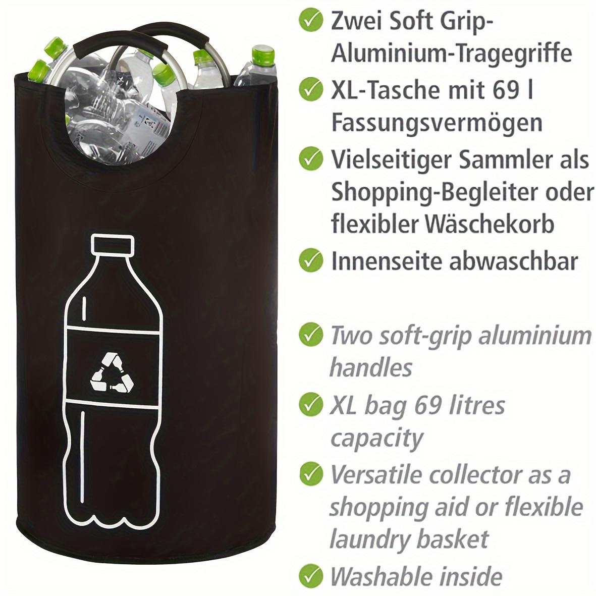 Extra großer Flaschenbehälter aus Polyester mit 18,2 Gallonen Fassungsvermögen – multifunktionaler Wäschekorb und Küchen-Organizer, Organizer für die Heimorganisation schwarz Extra großer Flaschenbehälter aus Polyester mit 18,2 Gallonen Fassungsvermögen – multifunktionaler Wäschekorb und Küchen-Organizer, Organizer für die Heimorganisation schwarz von Joom DACH