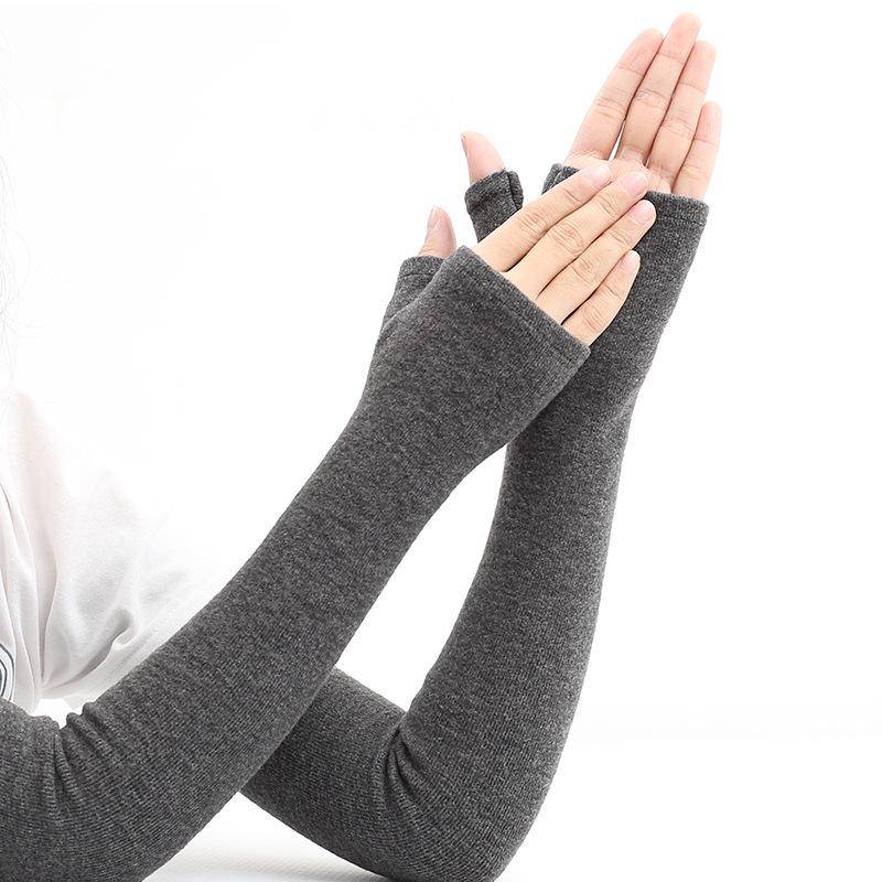 Extra lange Kaschmir-Armstulpen und Ellbogenschützer für Damen und Herren von Joom DACH