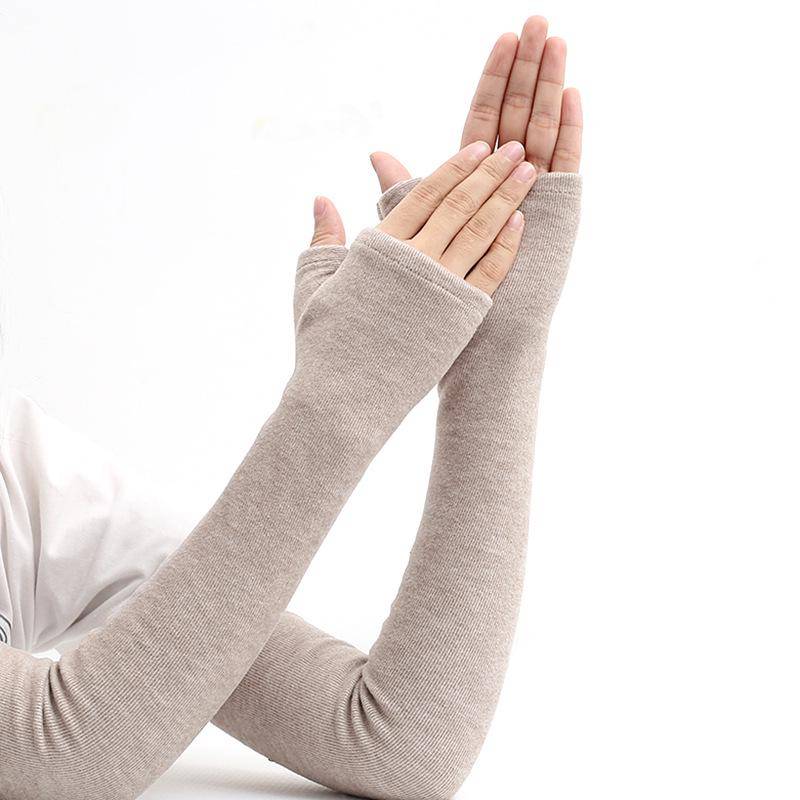 Extra lange Kaschmir-Armstulpen und Ellbogenschützer für Damen und Herren von Joom DACH