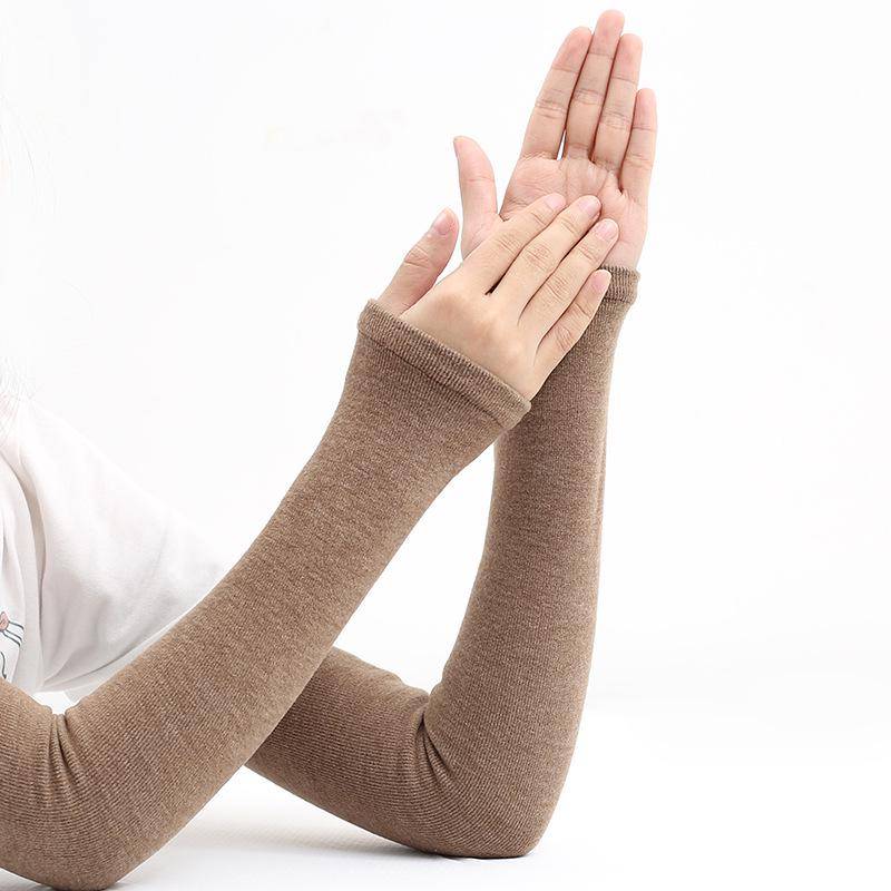 Extra lange Kaschmir-Armstulpen und Ellbogenschützer für Damen und Herren von Joom DACH