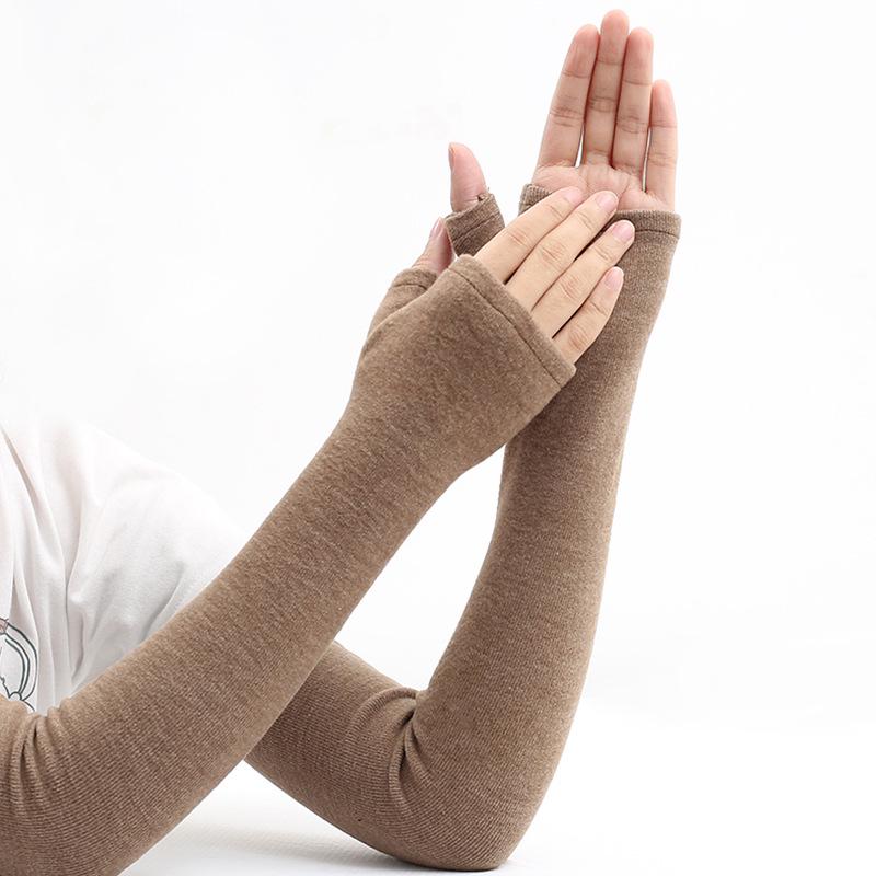 Extra lange Kaschmir-Armstulpen und Ellbogenschützer für Damen und Herren von Joom DACH