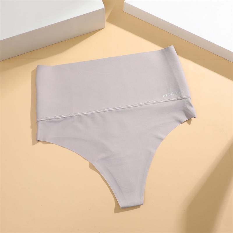 FINETOO Bodyshaper Hohe Taille Nahtlose Tanga Frauen Anti-Bakterien Höschen Weibliche Intimates Dessous S khaki von Joom DACH