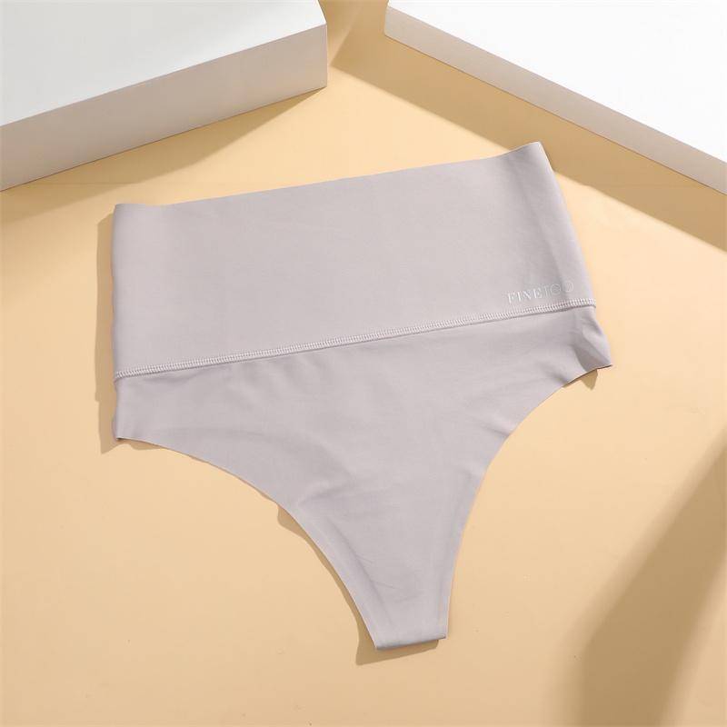 FINETOO Bodyshaper Hohe Taille Nahtlose Tanga Frauen Anti-Bakterien Höschen Weibliche Intimates Dessous S khaki von Joom DACH