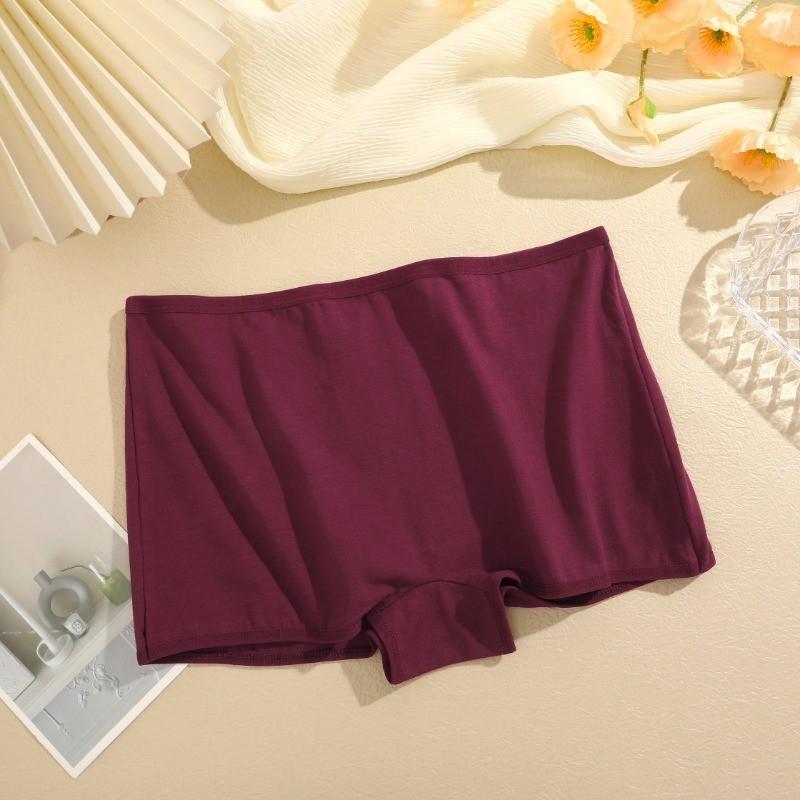 FINETOO Sichere Höschen für Frauen, Boxershorts aus Baumwolle, Unterwäsche mit mittlerer Taille, einfarbige Slips XL violett FINETOO Sichere Höschen für Frauen, Boxershorts aus Baumwolle, Unterwäsche mit mittlerer Taille, einfarbige Slips XL violett von Joom DACH