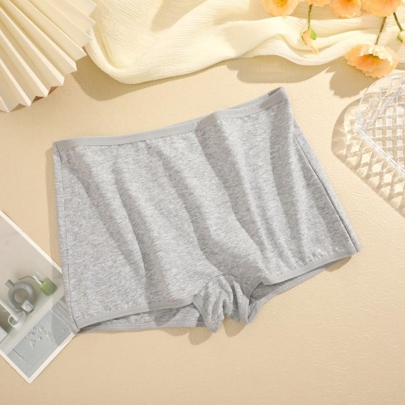 FINETOO Sichere Höschen für Frauen, Boxershorts aus Baumwolle, Unterwäsche mit mittlerer Taille, einfarbige Slips XL graue FINETOO Sichere Höschen für Frauen, Boxershorts aus Baumwolle, Unterwäsche mit mittlerer Taille, einfarbige Slips XL graue von Joom DACH