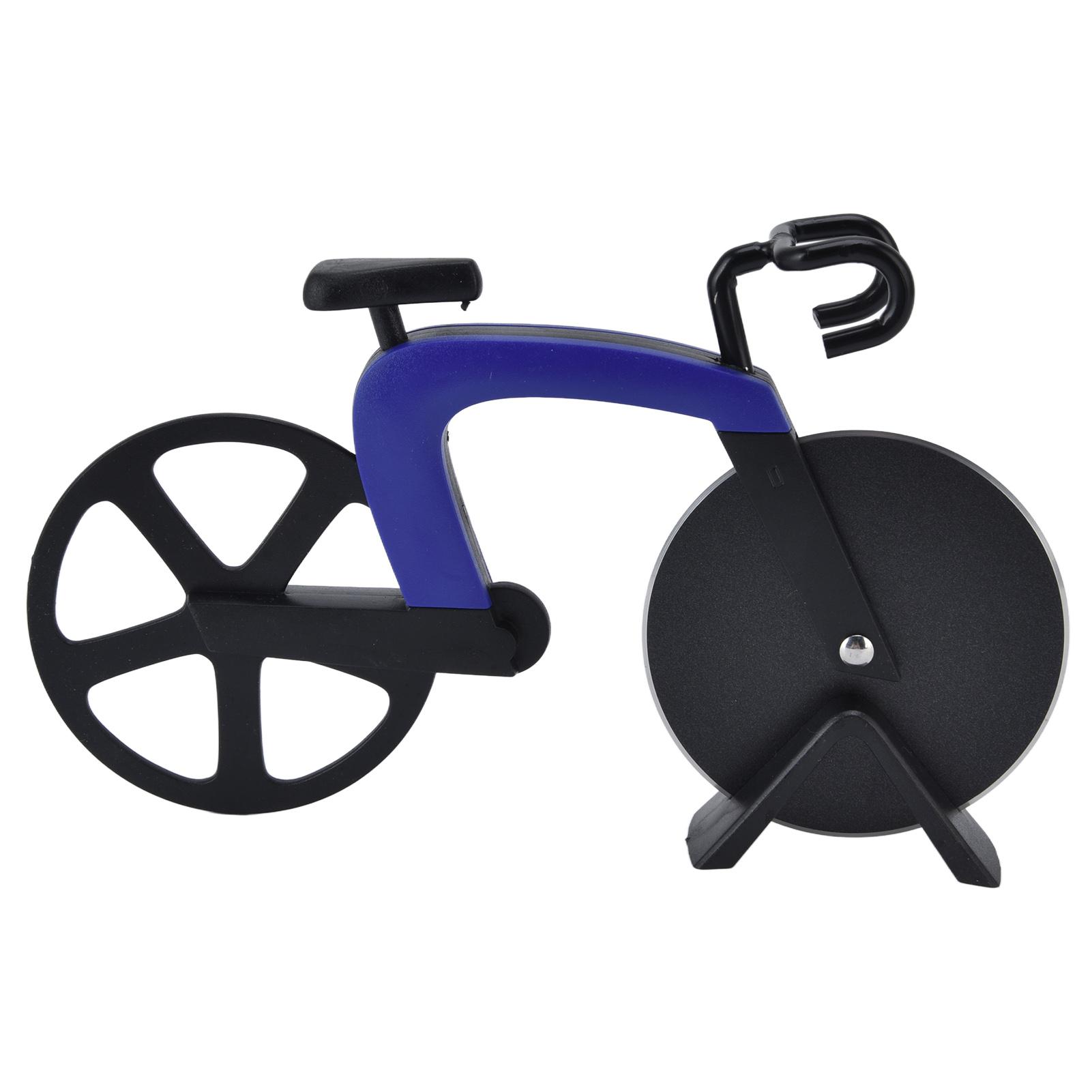 Fahrrad Pizza Schneider Rad Edelstahl Fahrradform Pizza Messer Küche Pizza Schneidwerkzeug Blau blau von Joom DACH