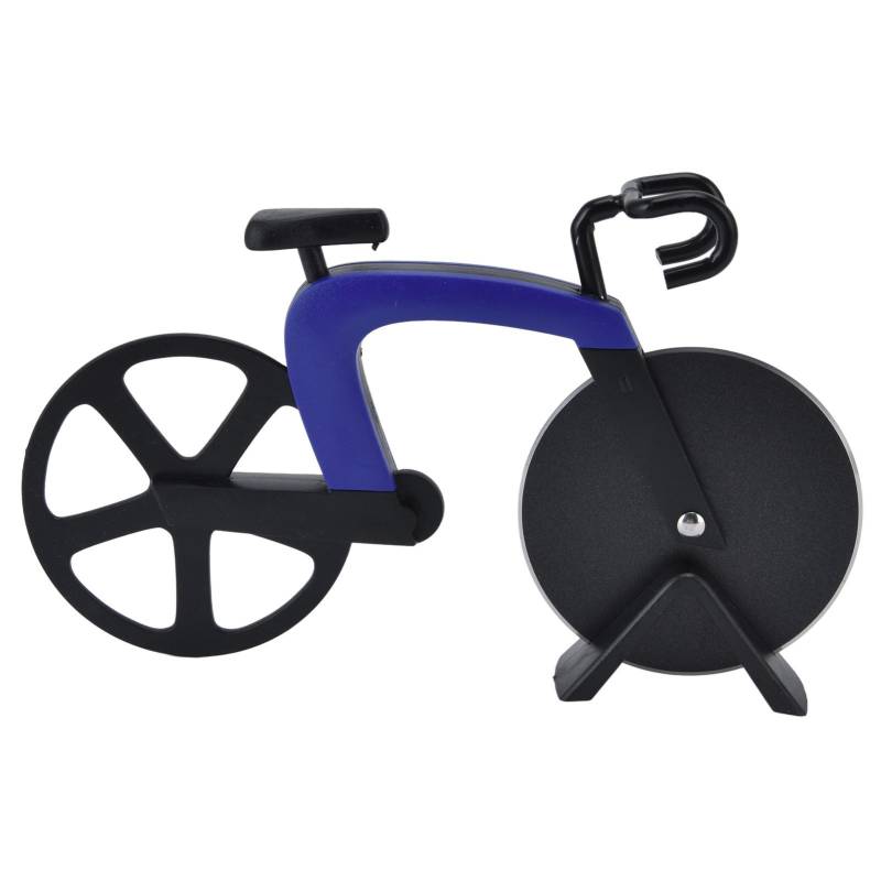 Fahrrad Pizza Schneider Rad Edelstahl Fahrradform Pizza Messer Küche Pizza Schneidwerkzeug Blau blau von Joom DACH