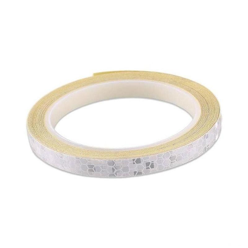 Fahrrad Reflektierende Aufkleber Motorrad Rad Körper Aufkleber Nachtfahren Sicherheitsband weiß von Joom DACH