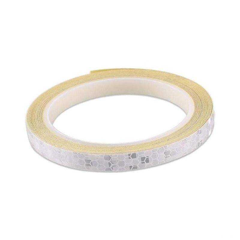 Fahrrad Reflektierende Aufkleber Motorrad Rad Körper Aufkleber Nachtfahren Sicherheitsband weiß von Joom DACH