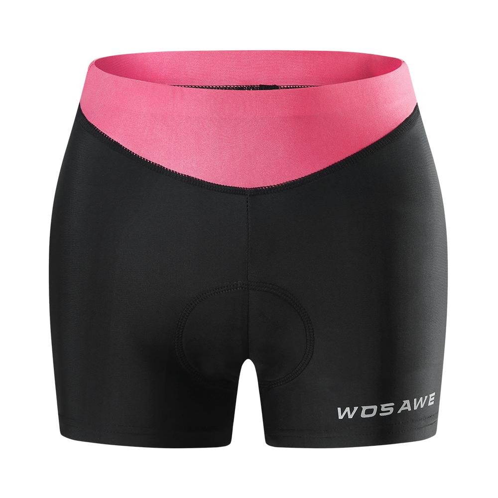 Fahrrad-Unterhose WOSAWE Damen Rennrad-Shorts mit Gelpolsterung S rosa von Joom DACH