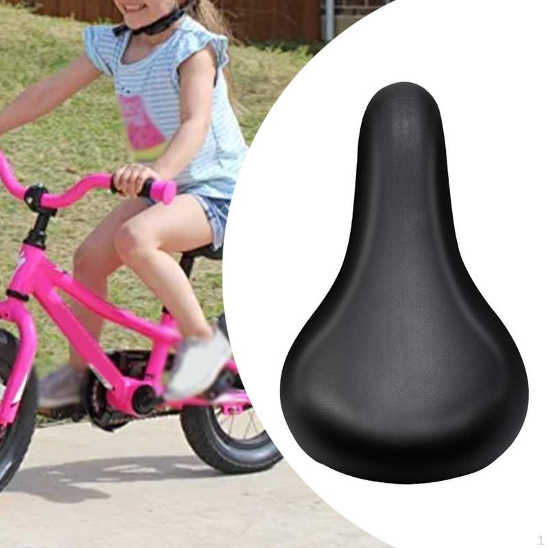 Fahrradsattel für Kindersitz Jungen Mädchen PU Leder wasserdicht Kinderfahrrad Saddle ONLY von Joom DACH