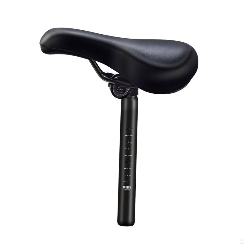 Fahrradsattel für Kindersitz Jungen Mädchen PU Leder wasserdicht Kinderfahrrad Saddle w 28.6mm Post von Joom DACH