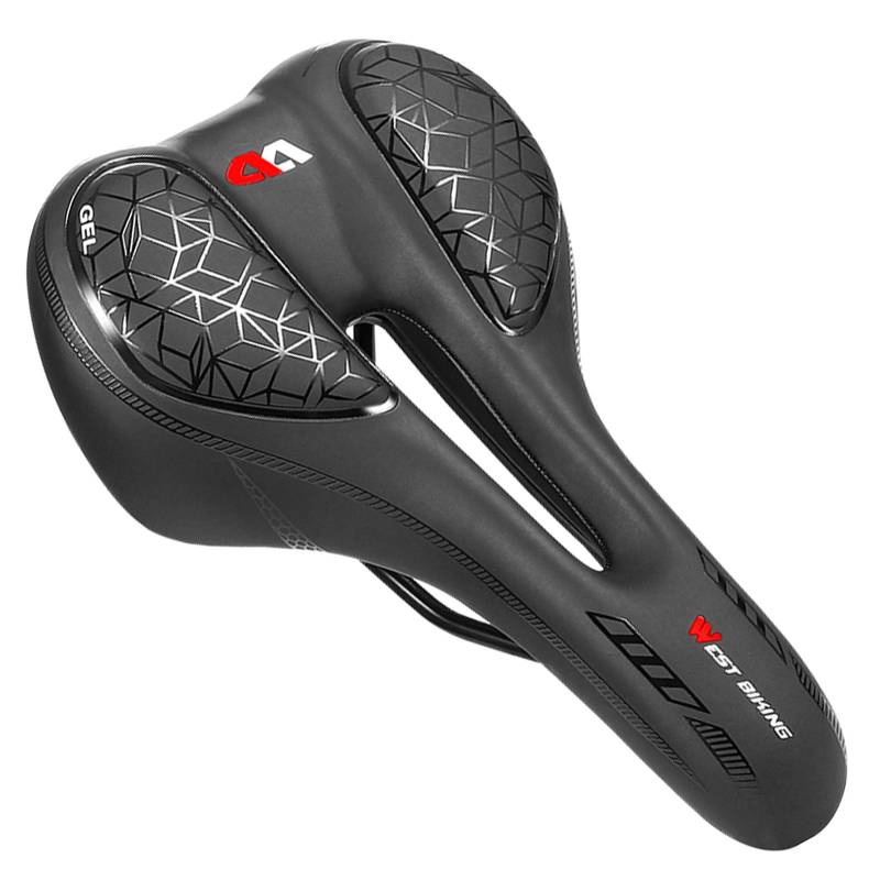 Fahrradsitz gepolstertes Fahrradsattelkissen für Männer Frauen MTB Mountain Road Bike Radfahren Style A von Joom DACH