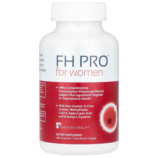 Fairhaven Health-FH Pro für Frauen, Fruchtbarkeitsergänzungsmittel in klinischer Qualität, 180 Kapseln. von Joom DACH