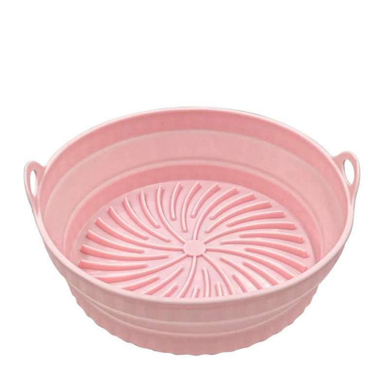 Faltbare Air Fryer Silikon Korb Airfryer Ofen Backblech Silikon Form Pizza Gebratene Wiederverwendbare Pfanne Zubehör von Joom DACH