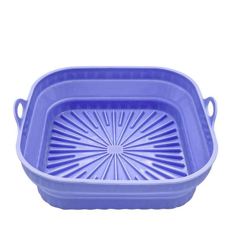 Faltbare Air Fryer Silikon Korb Airfryer Ofen Backblech Silikon Form Pizza Gebratene Wiederverwendbare Pfanne Zubehör von Joom DACH