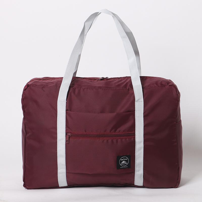 Faltbare Damen-Umhängetasche für Kurzstreckenreisen mit Trolley-Funktion null claret Faltbare Damen-Umhängetasche für Kurzstreckenreisen mit Trolley-Funktion null claret von Joom DACH