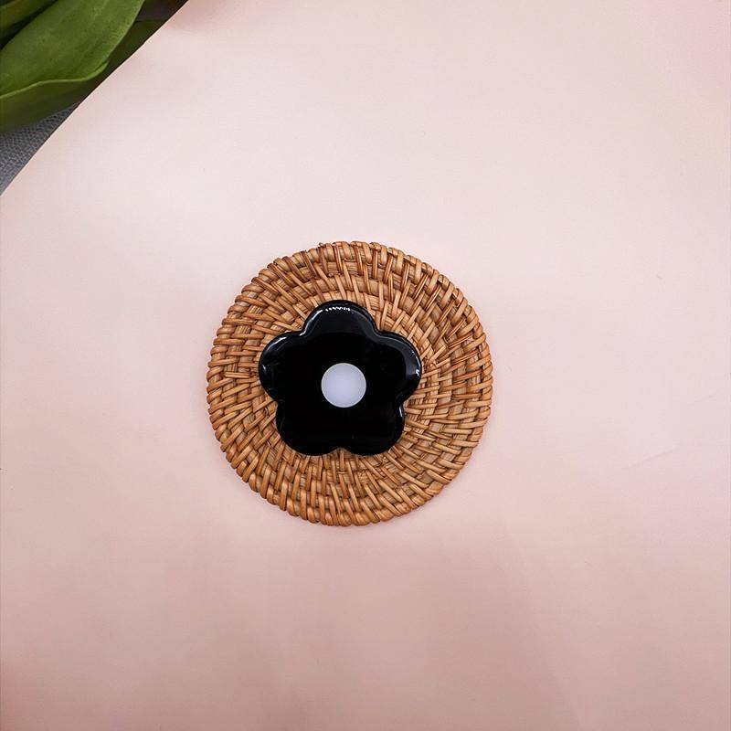 Faltbarer Telefongriff Tok Flower Handyständerhalter Mobile Griptoks Mini Replik Fingerring für Mädchen Frauen Kickstand schwarz von Joom DACH