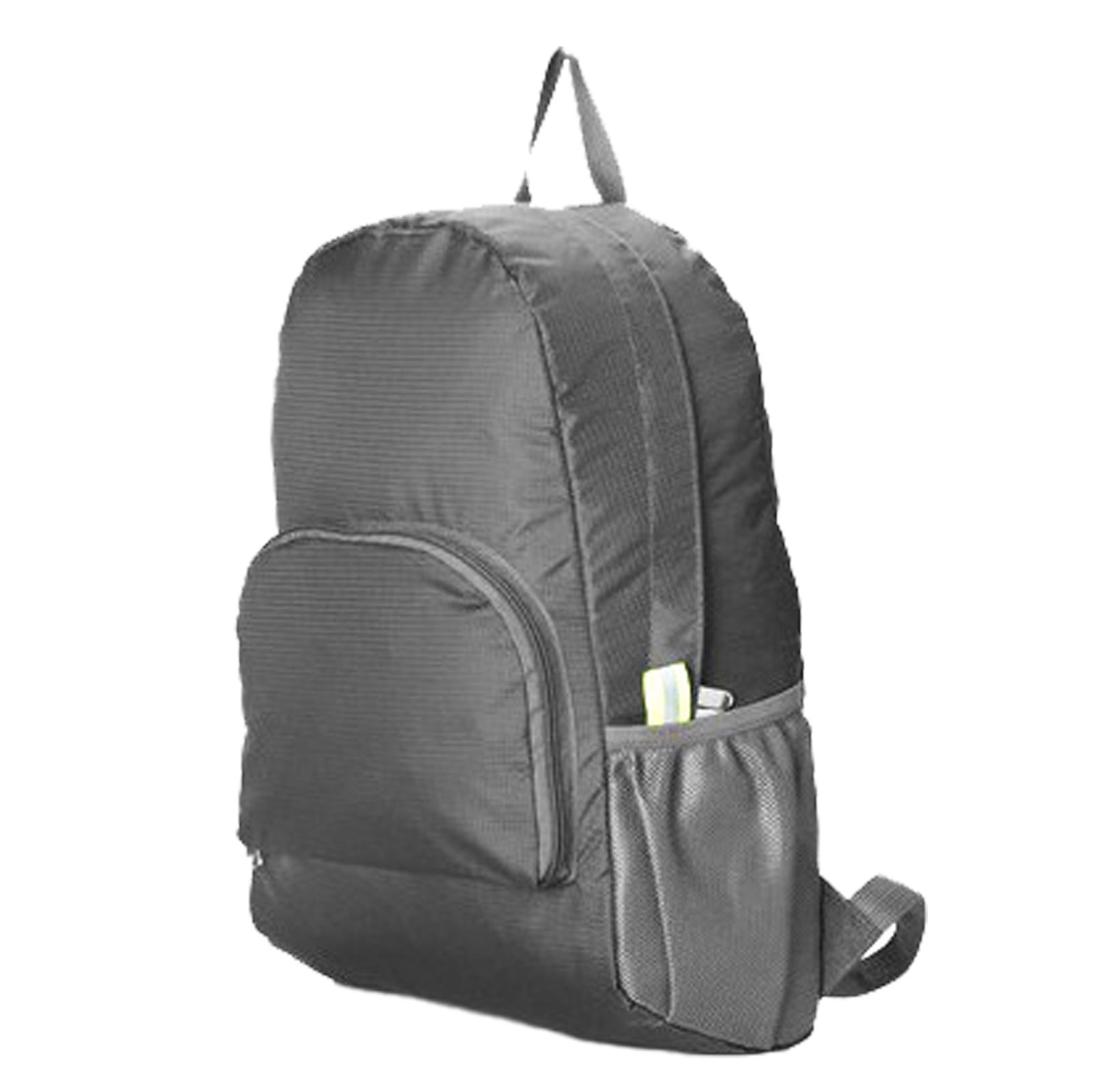 Faltbarer Wanderrucksack 16L Wasserdicht Leichter Tragbarer Rucksack mit Mehrfachfach für Outdoor dunkelgraue von Joom DACH