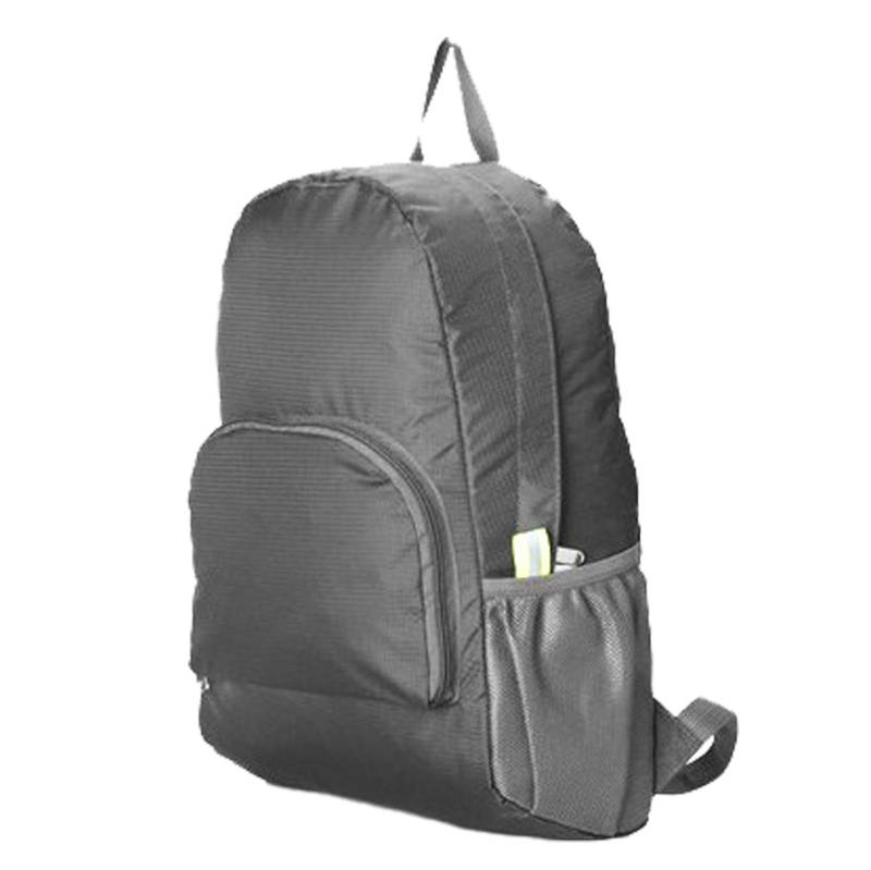 Faltbarer Wanderrucksack 16L Wasserdicht Leichter Tragbarer Rucksack mit Mehrfachfach für Outdoor dunkelgraue von Joom DACH