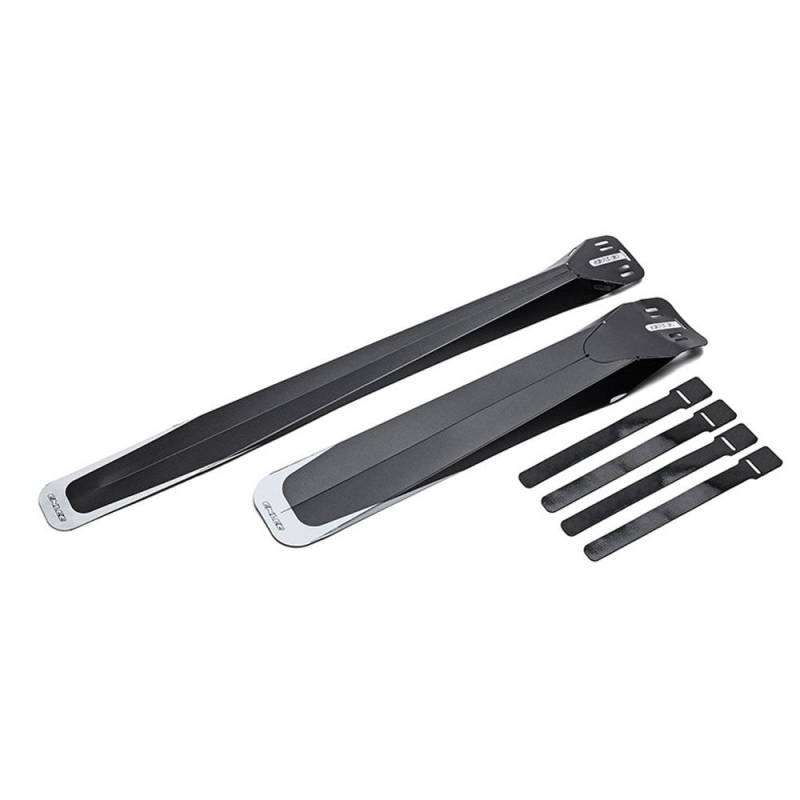 Faltbares Fahrrad-Schutzblech-Set für Mountainbike vorne und hinten, Schnellspanner, Fahrradflügel schwarz von Joom DACH