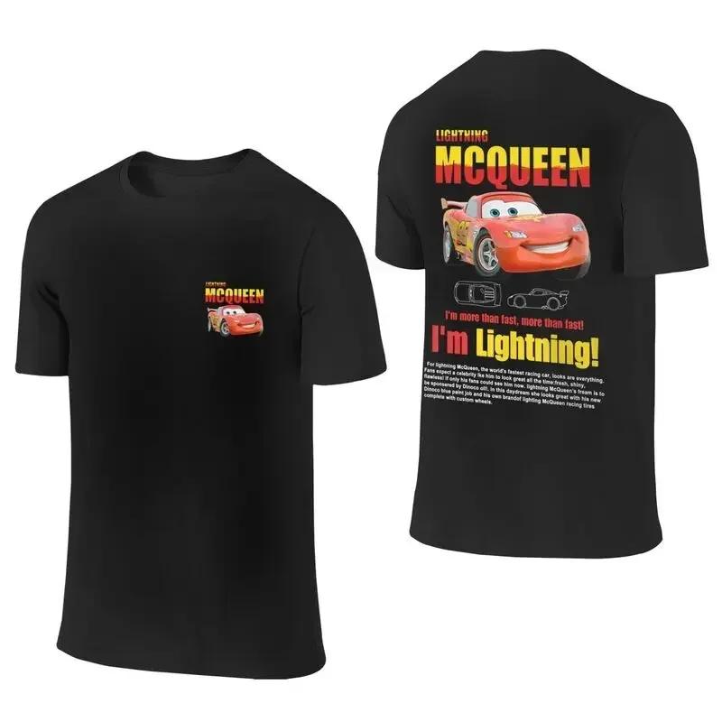 Familie Sommer Herren Damen Sally Ich bin Lightning Cars McQueen Grafik T-Shirt Accessoires Spaß Baumwolle Paar Oberteil Kinder T-Shirt 4XL von Joom DACH