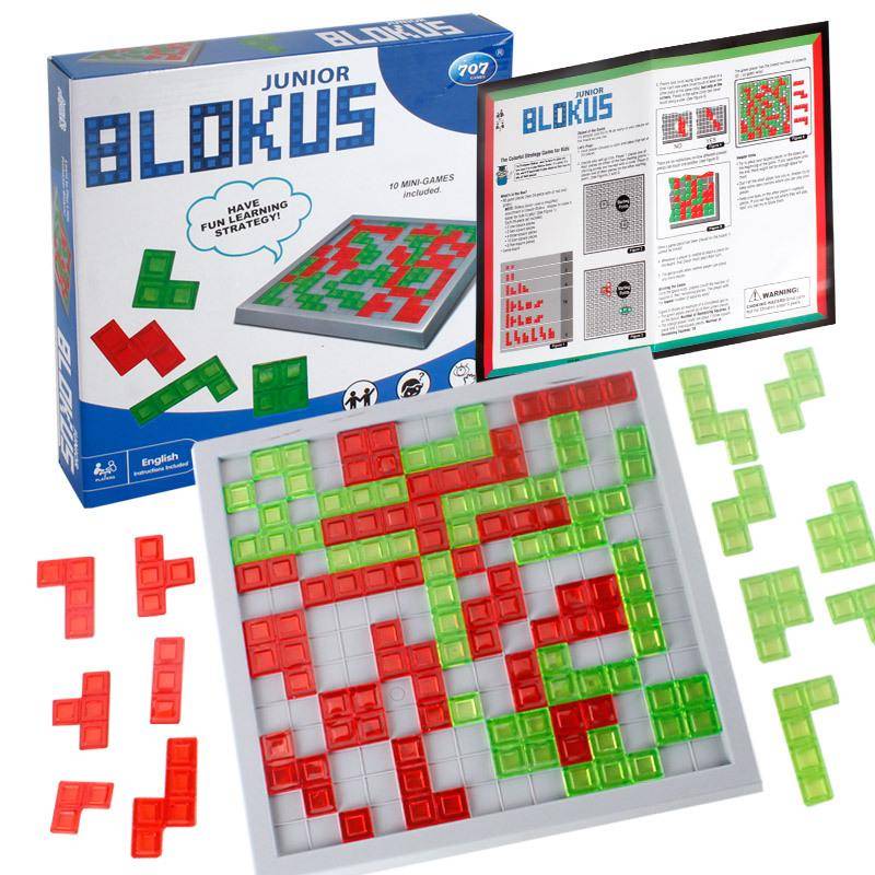 Familienstrategie-Brettspiel Blokus Lernspielzeug für Kinder von Joom DACH