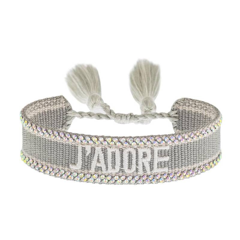 Farbenfrohes Diamant-geflochtenes Freundschaftsarmband mit gesticktem Buchstaben und Quaste von Joom DACH