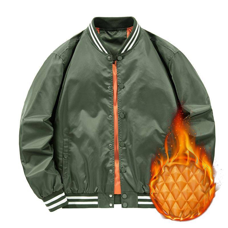 Farbige Baseball-Uniform Herren Herbst- und Winter-Bomberjacke Herren- und Damen-Gleicher Stil Partner-Mantel Trendige Ins Arbeitsjacke 6XL von Joom DACH