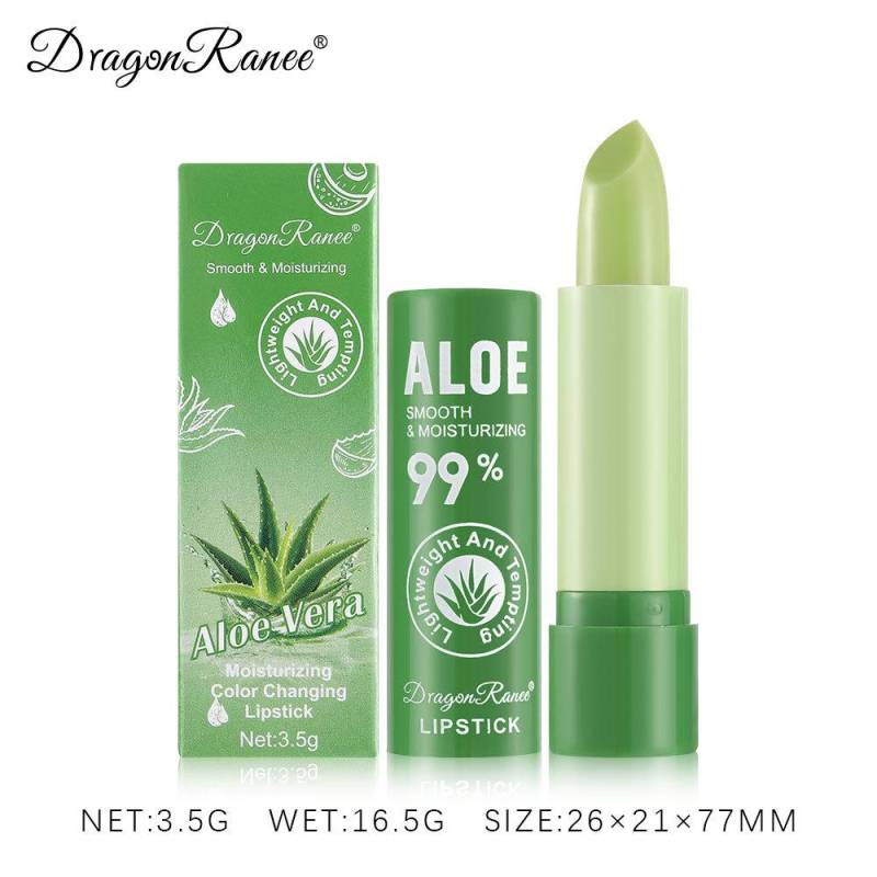 Farbwechselnder Lippenbalsam für Frauen, feuchtigkeitsspendender Lippenbalsam, Farbwechsel-Lippenstift, Frucht, warmer Farbwechsel, Aloe-Lippenbalsam von Joom DACH