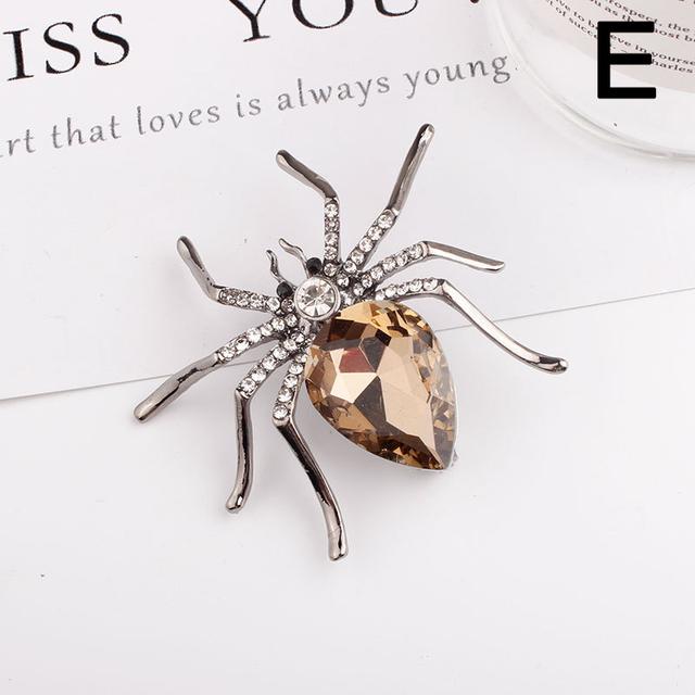 Fashion Spider Crystal Rhinestone Brooches Pin Insect Bijouterie Corsage Brooches For Women Wedding Party Gift Clothing Decor von Joom DACH