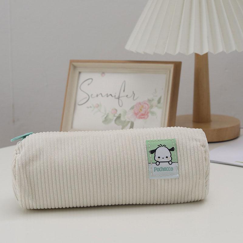 Federmäppchen Cartoon Schreibwaren Große Kapazität Kord Schreibwaren Aufbewahrungstasche Federmäppchen Pochacco weiß von Joom DACH