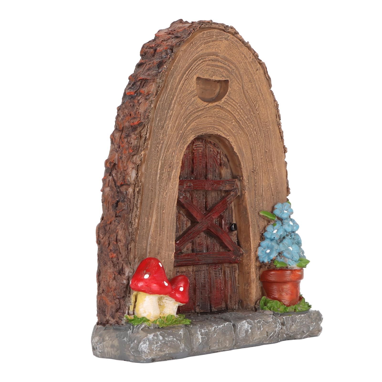 Feengartentür Figur Harz Feentür Skulptur Miniatur Feengartenzubehör für Außen von Joom DACH