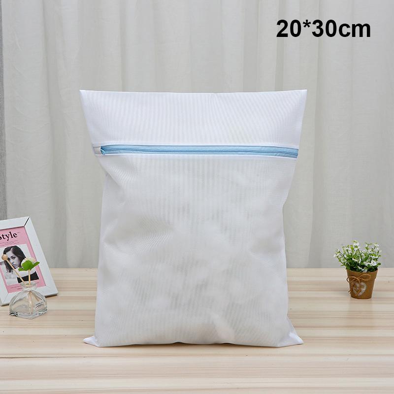 Feiner Netz-Wäschesack, Waschmaschinen, Schmutzwäschekorb, Reise-Schuh-Organizer, Netztaschen, Damen-BH, Kleidungs-Organizer 20x30cm von Joom DACH