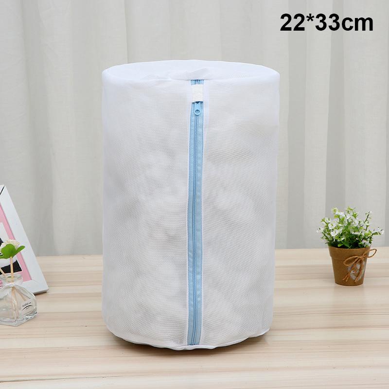 Feiner Netz-Wäschesack, Waschmaschinen, Schmutzwäschekorb, Reise-Schuh-Organizer, Netztaschen, Damen-BH, Kleidungs-Organizer 22x33cm von Joom DACH