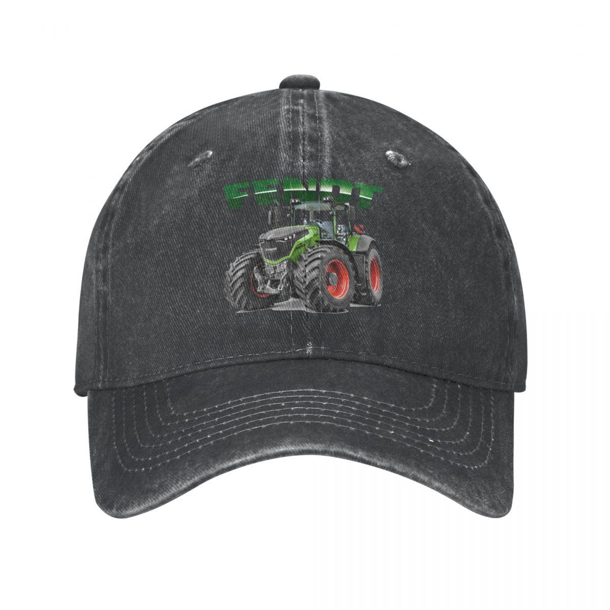 Fendt Deutsche Traktoren Männer Frauen Baseball Caps Farmer Landwirtschaft Distressed Baumwolle Hüte Kappe Retro Outdoor Sommer Snapback Cap One Size von Joom DACH