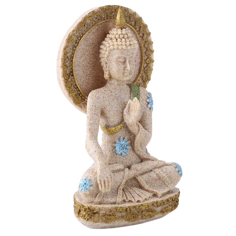 Fengshui Sandstein Buddha Statue Heim Hotel Dekoration Ornament Geschenk von Joom DACH