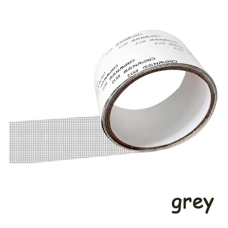 Fenster-Bildschirm-Reparaturband, selbstklebendes Netzband, Netz-Tür-Fix-Patch, Anti-Insekten-Moskito-Netz, Reparatur gebrochener Löcher 1PCS grau von Joom DACH