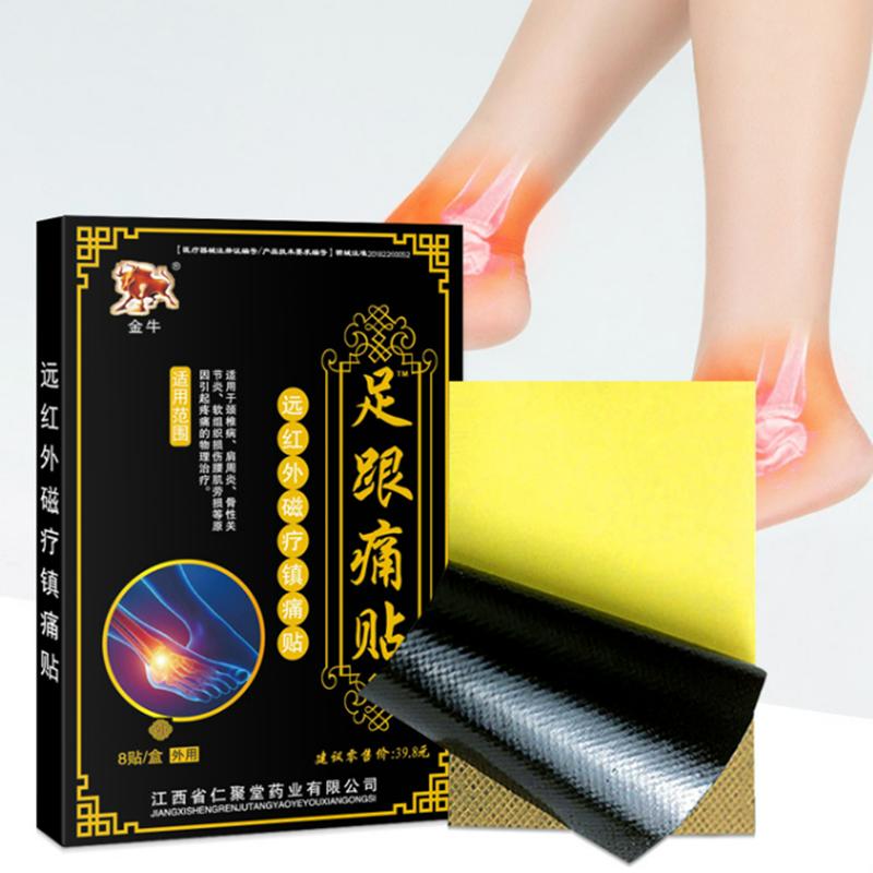 Ferse Schmerzen Patch Schnelle Linderung Sohle Knochen Spur Schmerzen Aufkleber Sprunggelenk Pflege Patches 1 box (8pcs) von Joom DACH