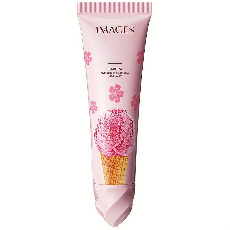 Feuchtigkeitsspendende, seidige Handcreme. Feuchtigkeitsspendende, feuchtigkeitsspendende, nicht fettende Handcreme mit Eiscreme-Duft 01# von Joom DACH