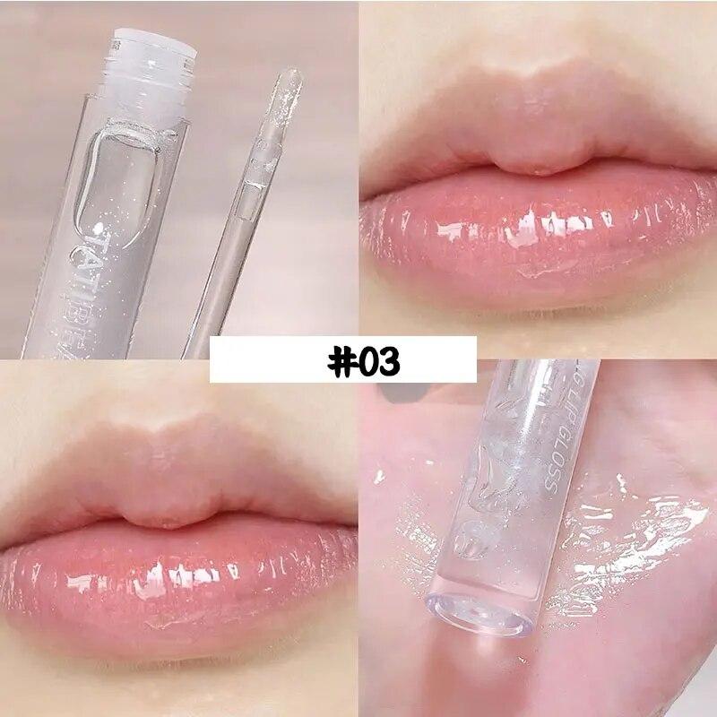 Feuchtigkeitsspendender Spiegel Lipgloss Charm Frauen Lippenöl Lippen Make-up Lipgloss Flüssige Lippen Kosmetik von Joom DACH