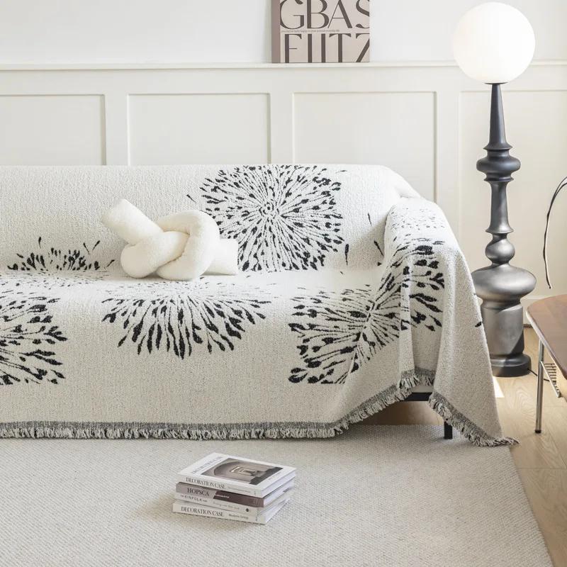 Feuerwerk Jacquard Sofa Handtuch Bezug Stoff Universalbezug Verdickter Vollbezug Kissen Wohnzimmer Ganzjahres-Universaldecke 180x260cm1pcs von Joom DACH