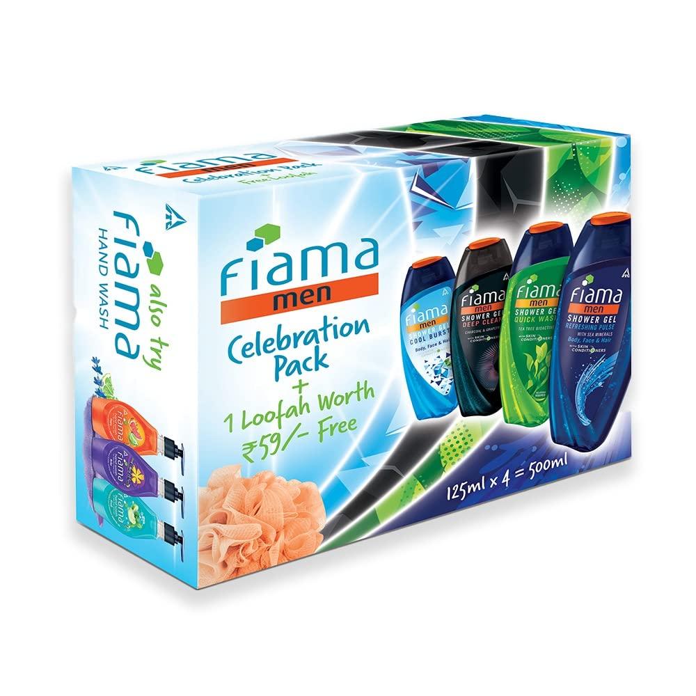 Fiama Men Duschgel Celebration Pack 4x125ml Duschgel-Kombination für feuchtigkeitsspendende Haut Geschenkset für Männer von Joom DACH