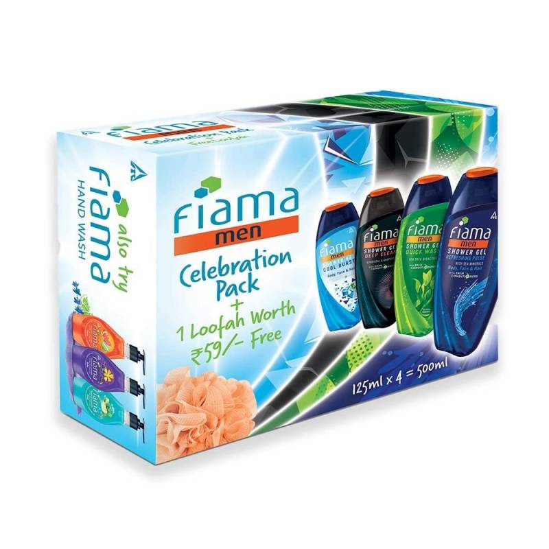 Fiama Men Duschgel Celebration Pack 4x125ml Duschgel-Kombination für feuchtigkeitsspendende Haut Geschenkset für Männer von Joom DACH