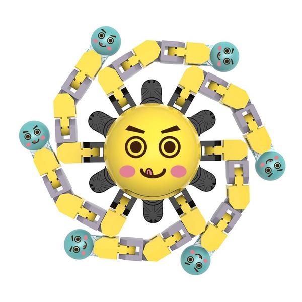 Fidget Spinner Spielzeug Kinder Fidget Kette Spinner Kinder Antistress Hand Spinner Stress Dekompression Spielzeug Fidget Spielzeug Kindergeschenke gelb von Joom DACH