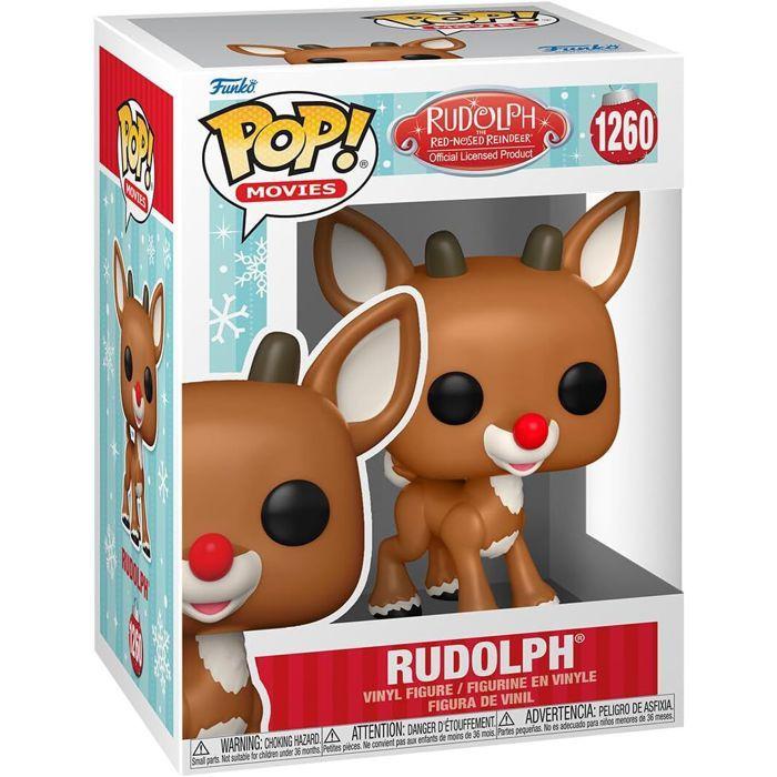 Figur - FUNKO - Rudolph das Rentier mit der roten Nase - Weiß - Für Kinder - 3 Jahre und älter von Joom DACH