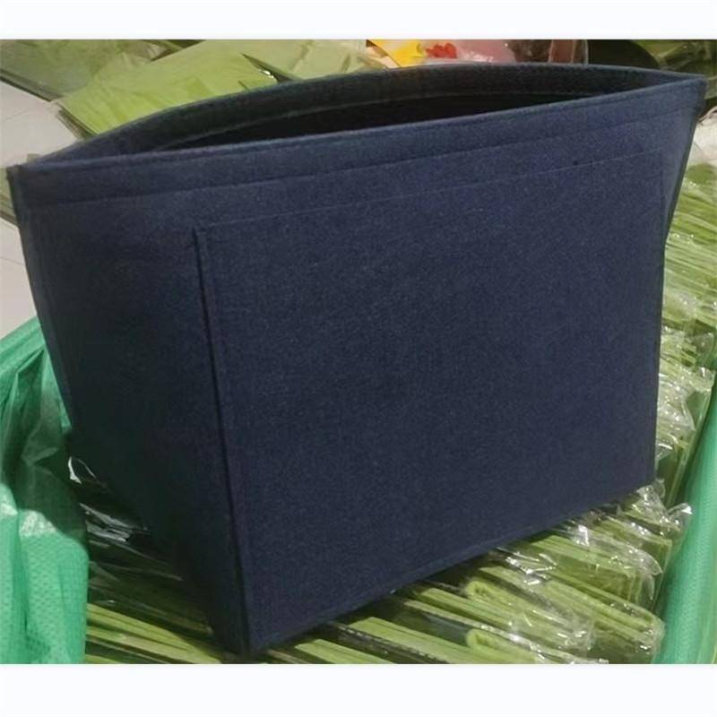 Filz-Einsatztasche passend für Handtaschen-Futtertasche Filzstoff Make-up-Tasche Unterstützung Reise Tragbarer Einsatz Geldbörsen-Organizer M blau von Joom DACH